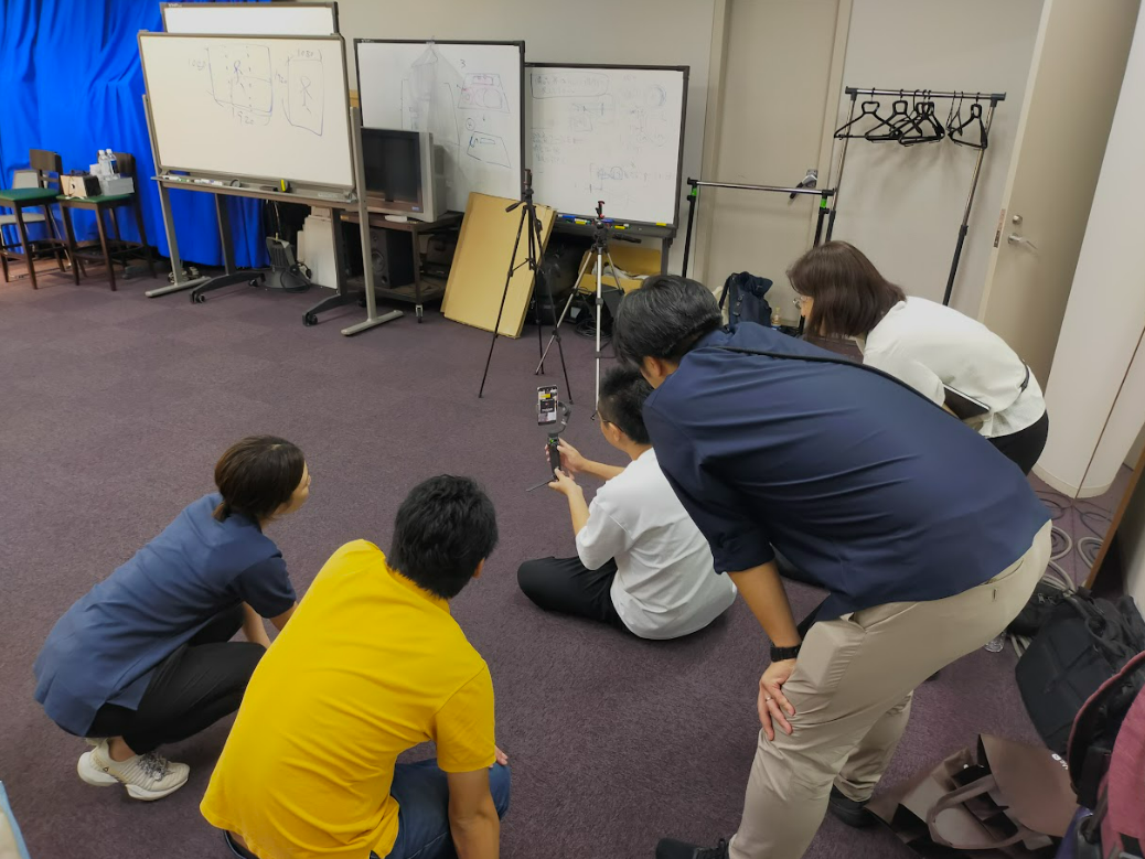 慶應義塾大学 スポーツ医学研究センター・大学院健康マネジメント研究科 小熊祐子研究室 様 撮影の様子